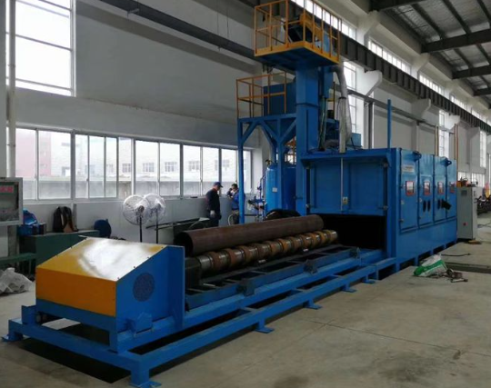抚州喷砂机在管道除锈中的现场施工应用